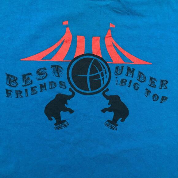 Blue ‘Best Friends Under Big Foot’ Circus Graphic Tee - Picture 3 of 4